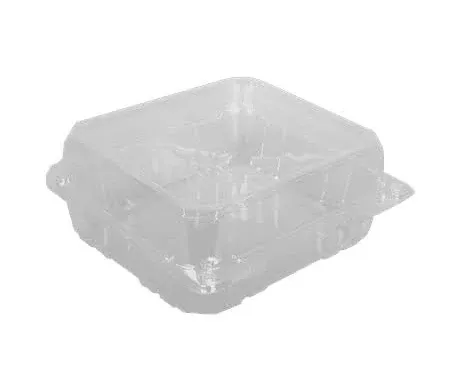 Karat 8''x8'' PET Plastic Hinged Containers