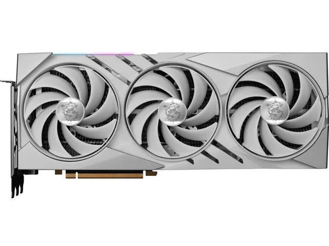 MSI Gaming GeForce RTX 4080 SUPER 16GB GDDR6X PCI Express 4.0 ATX Video Card RTX 4080 SUPER 16G GAMING X SLIM WHITE