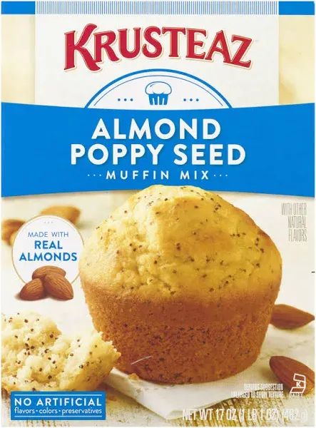 Krusteaz Almond Poppy Seed Supreme Muffin Mix