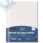 Water Soluble Dissolving Paper (8.5 x 11 in, 30 Sheets)