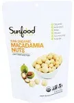 Sunfood Superfoods Gluten Free Vegan Raw Organic Macadamia Nuts (8 oz)