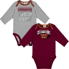 Gerber Baby NFL Team 2 Pack Long Sleeve Onesie Bodysuit