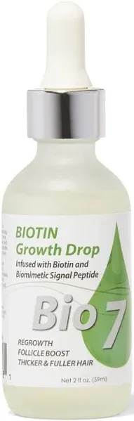 by Natures Bio 7 Biotin Growth Drop 2 oz.