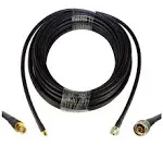 Proxicast 75 ft SMA male to N male Premium 400 Series Low-Loss Coax Cable (50 Ohm) for 4G LTE, 5G Modems/Routers, Ham, ADS-B, GPS to Antenna or