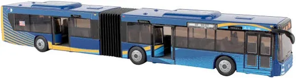 MTA Articulated Bus, Blue - Daron RT8571 - Diecast Model Toy Car a8