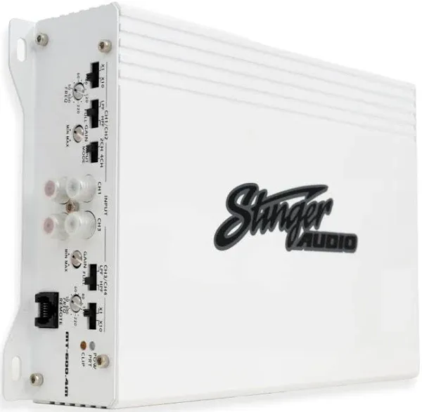 Stinger Audio MT-600.4M 1000 Watt 4-Channel Marine Audio Amplifier