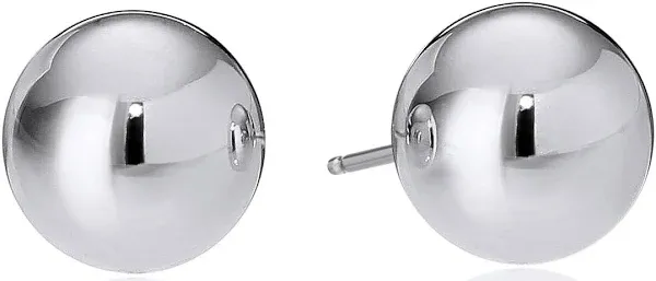 Giani Bernini Ball Stud Earrings (6 mm) in Sterling Silver