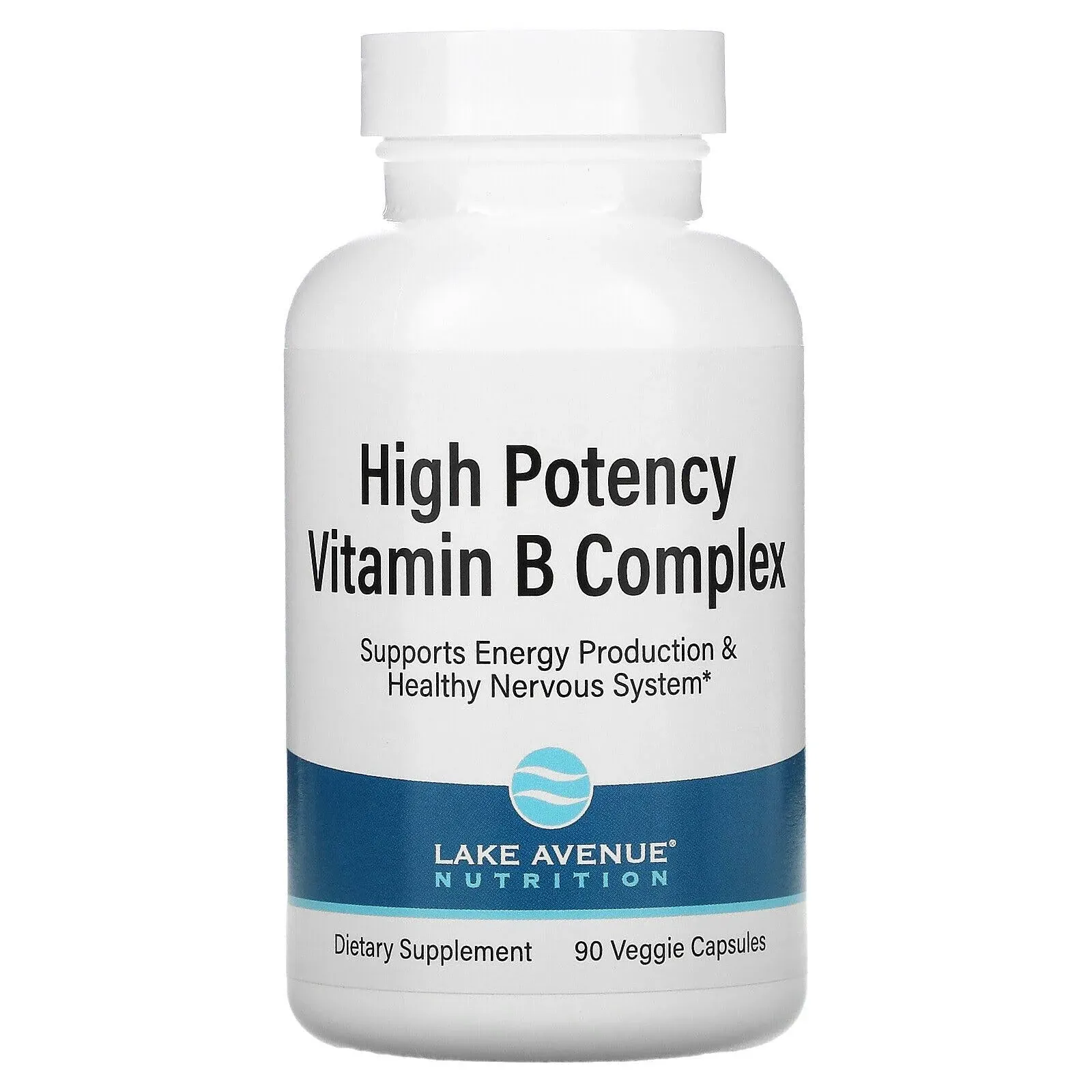 Lake Avenue Nutrition, High Potency Vitamin B Complex, 90 Veggie Capsu