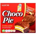 Lotte Chocolate Pie - 12 pack, 11.85 oz box