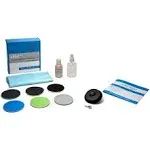 Glass Polish 28003 DIY Glass Scratch Removal Kit for Use with Electric Drill on All Glass Types