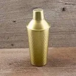 By Cambridge Champagne Gold Faceted Cocktail Shaker