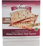 Yehuda Matzo Squares Gluten-Free 10.5 Ounce Pack of 3