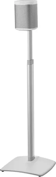 Sanus WSSA1W2 Height Adjustable Stand for Sonos One Speaker/Play:1<wbr/>/Play:3 White