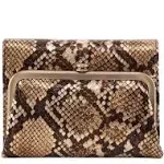 NWT HOBO Robin Wallet Leather RP $148 Golden Snake STUNNING