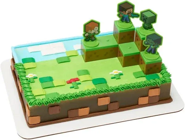 Minecraft Cake Topper Mobs Beware DecoSet