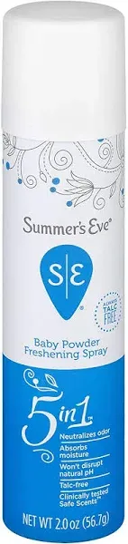 Summer's Eve Baby Powder Freshening Spray