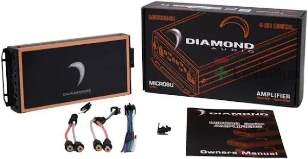 Diamond Audio Micro84u 600W RMS 4-Channel Full Range Class D Amplifier