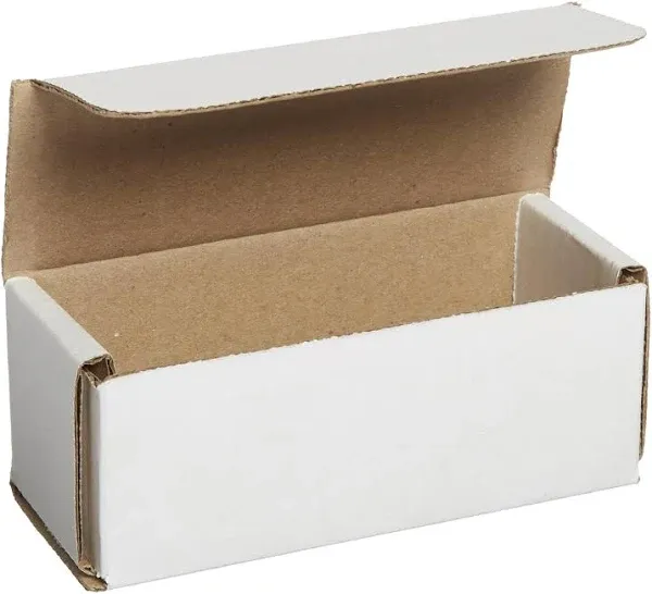 MyBoxSupply 5 x 2 x 2&#034; White Corrugated Mailers, 50 Per Bundle