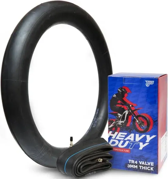 PIVOTRAX-110/90-19 (4.50 X 19) or 120/90-19 Heavy Duty Motorcycle Tube - 3mm Thick - TR4