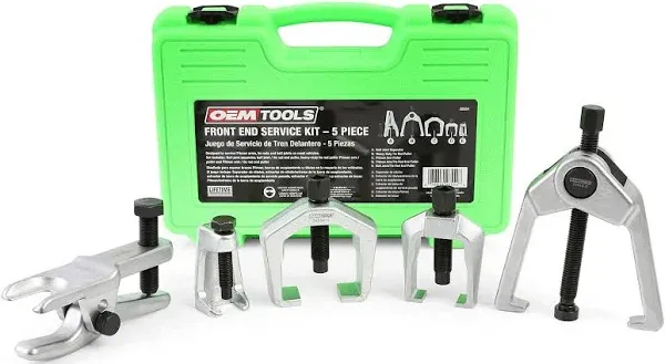 OEMTOOLS 26554 Front End Service Kit, Pitman Arm Puller & Ball Joint Separator, Tie Rod Removal Tool for Suspension Maintenance