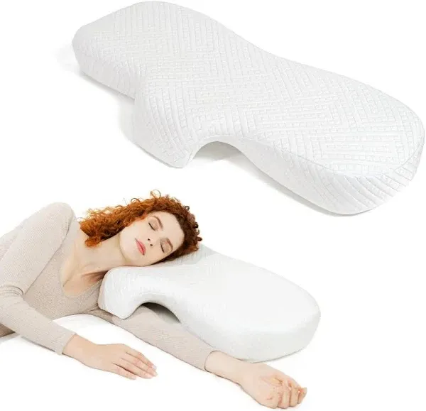 DreamArch: Doctor-Develop<wbr/>ed, Cuddle Pillow for Individual or Couple Side Slee...