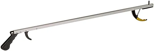 Sammons Preston Reacher with Super Strong Magnet, 32 Inch, Grabber Reacher Tool, Lightweight Trash Picker Grabber & Garden Nabber, Handy Aluminum Picker Up Tool & Reaching Claw, Dressing Assist Tool