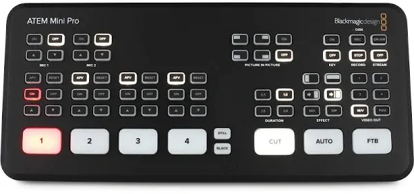 Blackmagic Design ATEM Mini Pro HDMI Live Stream Switcher