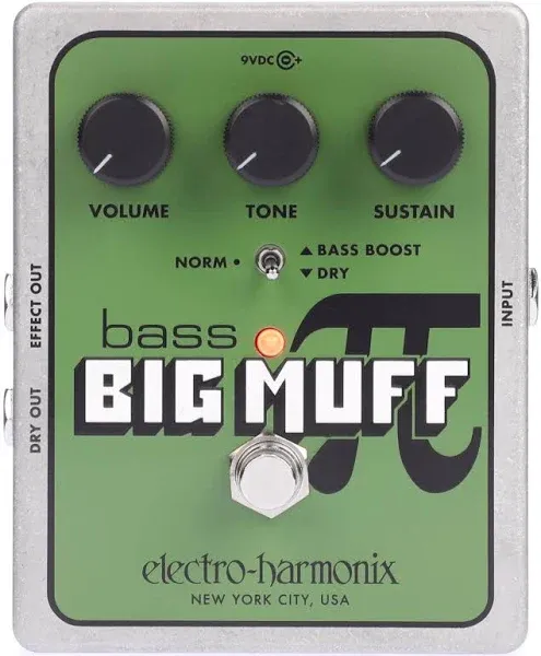 Electro-Harmonix Big Muff Bass Distortion Bass Effect Pedal