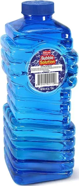 Kidzlane Bubble Solution Refill 67.63 oz | Large, Easy-Grip Bottle for Bubble |