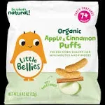 Baby Bellies Puffs, Organic, Apple & Cinnamon, 7+ Months - 0.42 oz