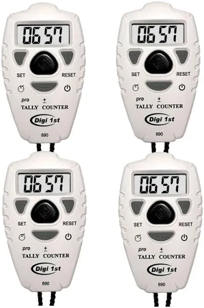 Digi 1st Pro TC-890 Digital Tally Counter, Electronic Up Down Clicker Counter