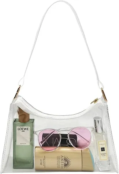 Clear Bag for Stadium Events Women's Purse Handbags Small Purse shoulder bag Crossbody Bag