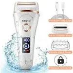 3 in 1 Electric Razor for Women, Painless Lady Shaver Waterproof Wet & Dry USB Rechargeable Low Noise Body Hair Remover Epilator Bikini Trimmer