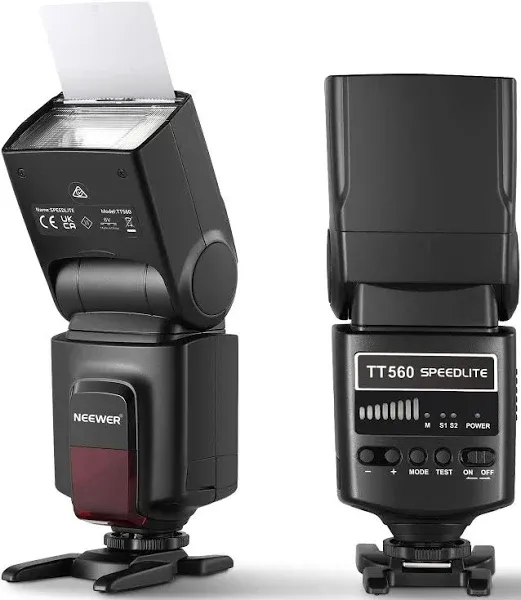 NEEWER TT560 Camera Flash Speedlite 5500K with Standard Hot Shoe Mount for Canon