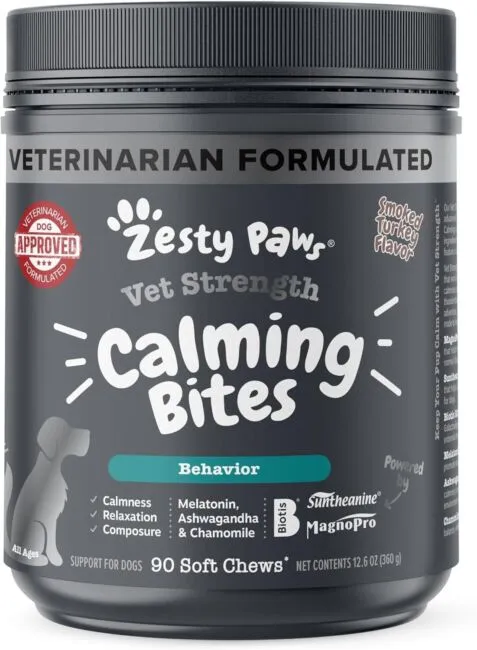 Zesty Paws Calming Chews for Dogs