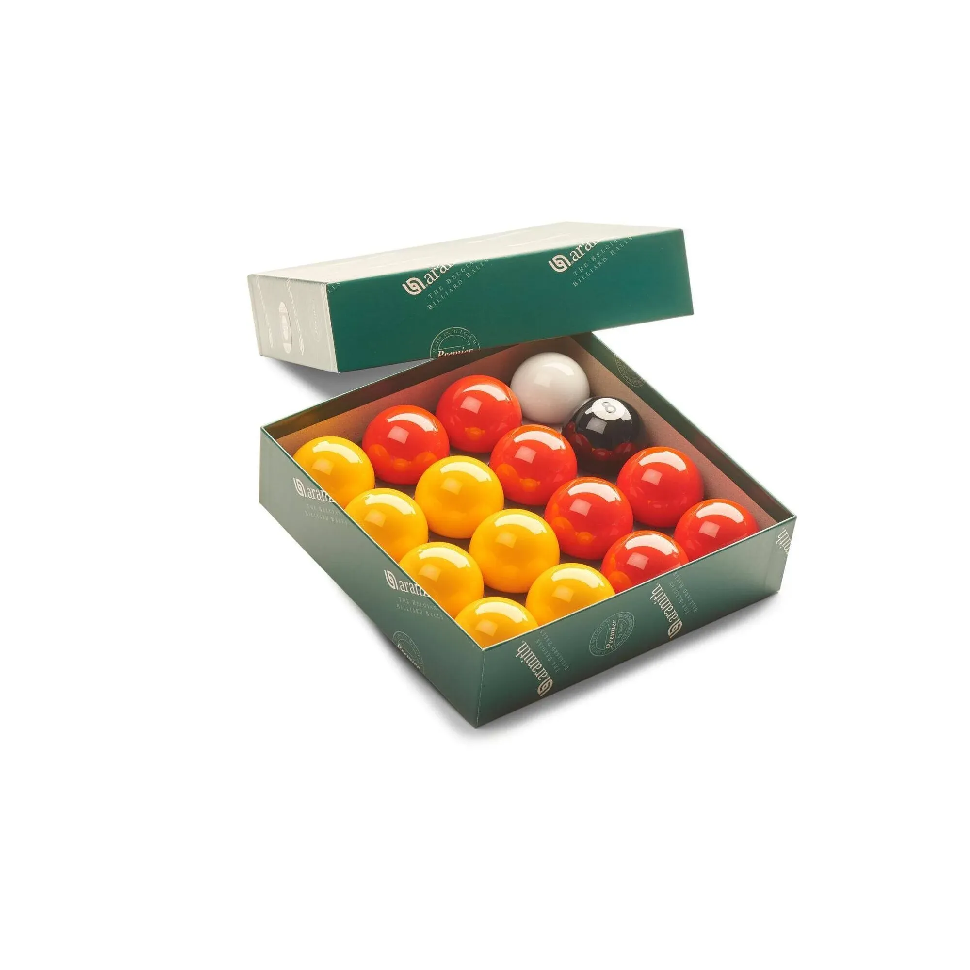 Aramith Premier Red-Yellow 2 Pool Balls with 1 7/8 White