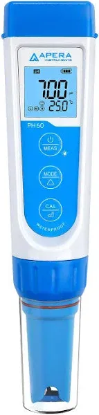 Apera Instruments AI311 Premium Series PH60 Waterproof pH Pocket Tester Kit