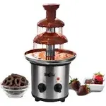 Total Chef Stainless Steel 3-Tier Chocolate Fountain