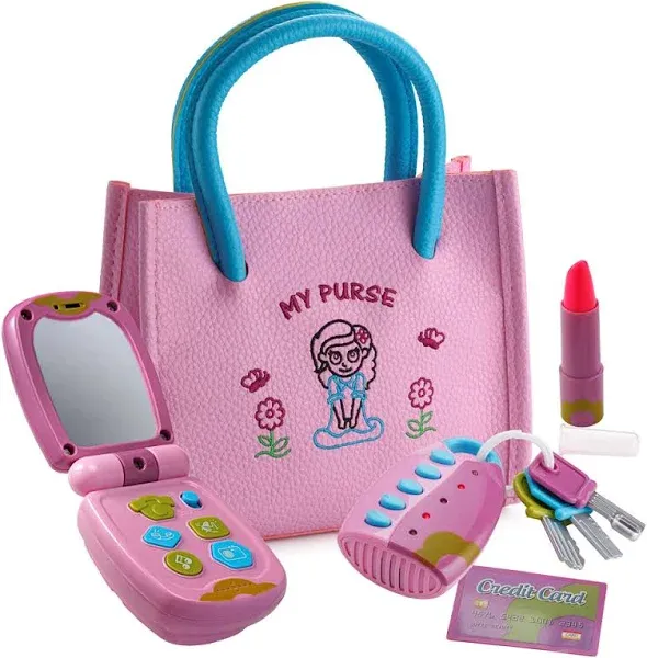 Little Girl&#039;s My First Purse – Pretend Play Purse Set By Dress Up America