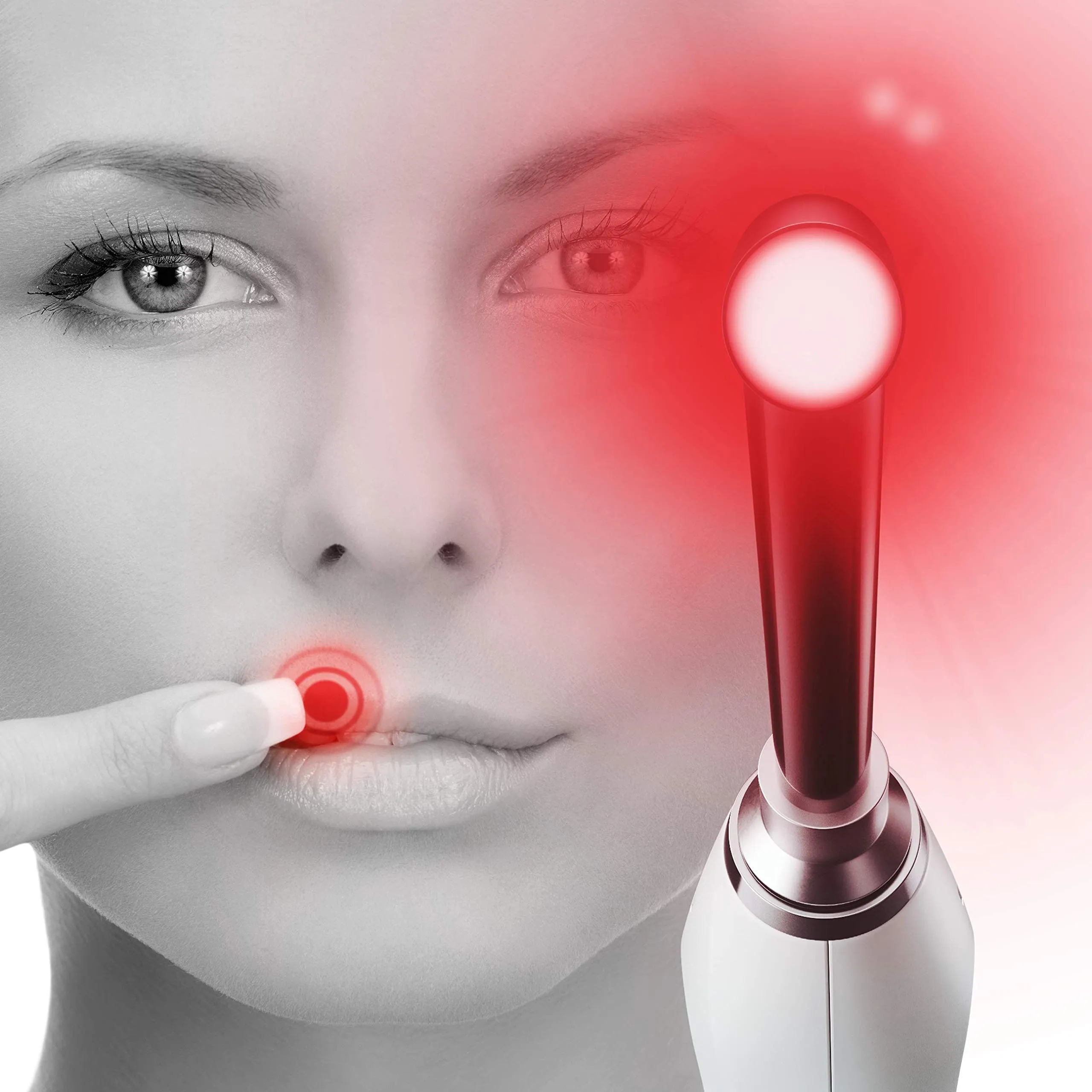 The Luminance RED Proven Cold Sore Device New Open Box