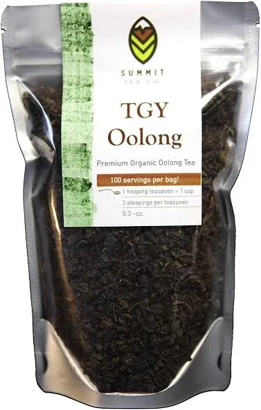 Summit Tea Company Tie Guan Yin Oolong Tea Iron Goddess of Mercy Net Wt. 5.3oz.