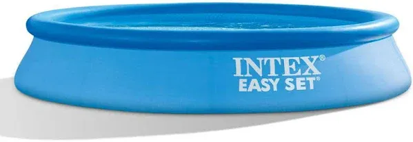 Intex 28116EH 10 X 24 Inch Easy Set Inflatable Circular Pool, Blue (Used)