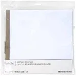 Recollections 12" x 12" White Scrapbook Refill Pages - 60 ct