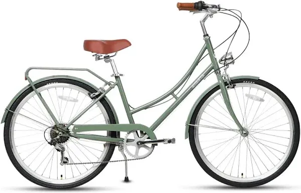 AVASTA Women's Lightweight Step Through Hybrid Bike