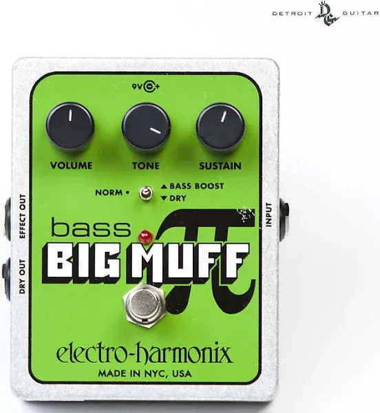 Electro-Harmonix Bass Big Muff Pi Fuzz Pedal | Reverb