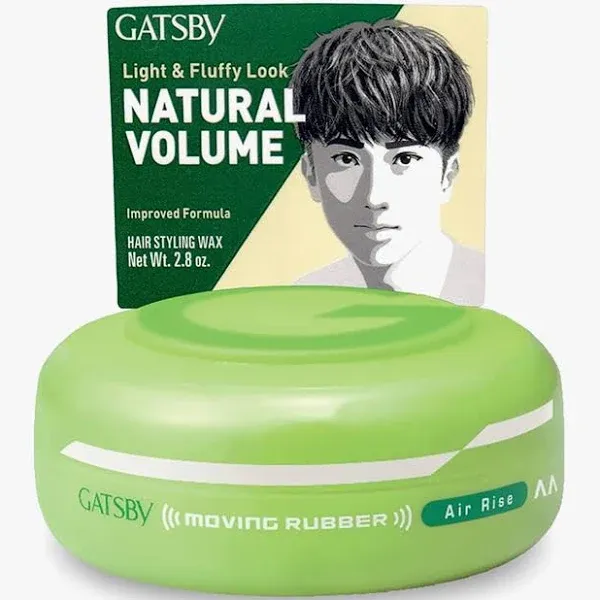 GATSBY MOVING RUBBER AIR RISE Hair Wax, 80g/2.8oz