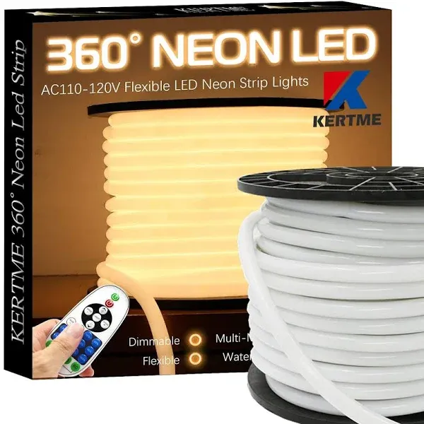 360° Neon Led Type AC 110-120V 360 Degree NEON LED LIGHT STRIP, Flexible/Wate.<wbr/>..