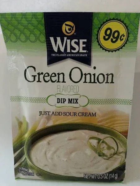 Green Onion Dry Dip 0.5 Ounces 12 packets