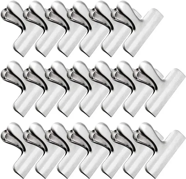 OAMCEG 20 Pack Metal Chip Clips