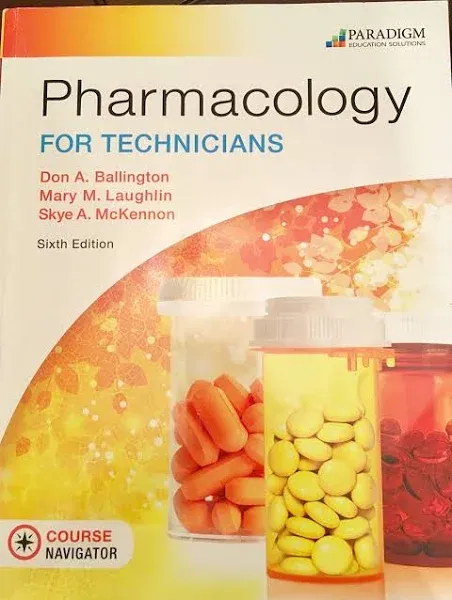 Pharmacology for Technicians